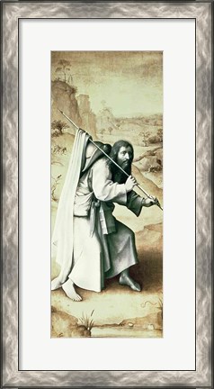 Framed St. James the Greater, Exterior of Left Wing of Last Judgement Altarpiece Print