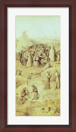 Framed Christ on the Road to Calvary, from the Temptation of St. Anthony triptych Print