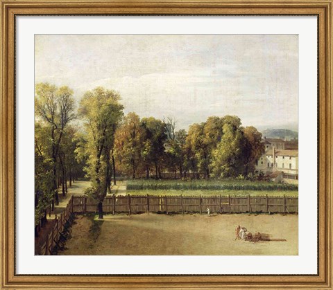 Framed View of the Luxembourg Gardens in Paris, 1794 Print