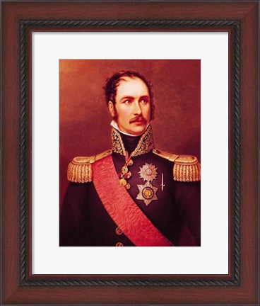 Framed Portrait of Prince Eugene de Beauharnais Print