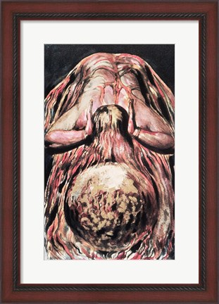 Framed Book of Urizen; Blake&#39;s retelling of the Creation of Eve in the Creation of Enitharmon Print