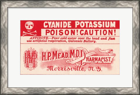 Framed Cyanide Potassium Print