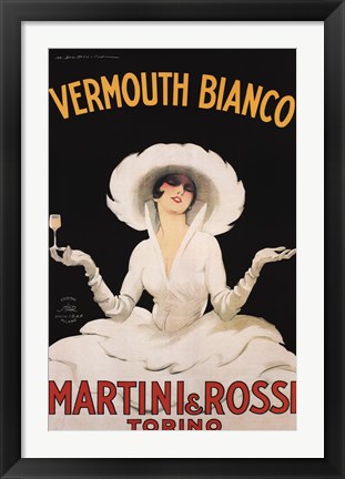 Framed Martini &amp; Rossi Print