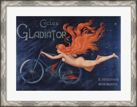 Framed Gladiator Cycles Print