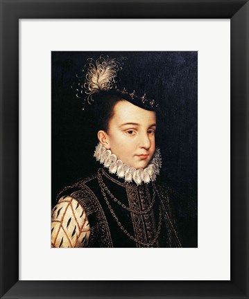 Framed Portrait of Francois Hercule de France Duc d&#39;Alencon Print