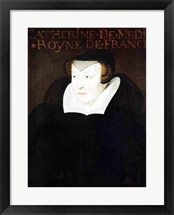Framed Catherine de Medici Print