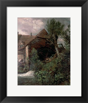 Framed Watermill at Gillingham, Dorset Print