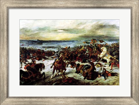Framed Death of Charles the Bold at the Battle of Nancy Print