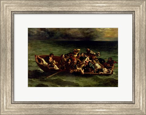 Framed Shipwreck of Don Juan, 1840 Print
