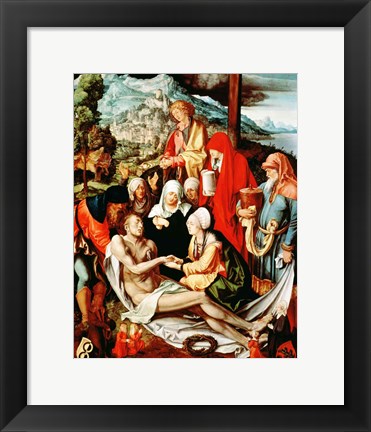 Framed Lamentation for Christ Print