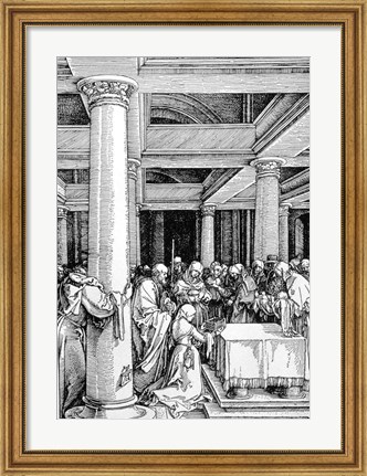 Framed Presentation in the Temple Print