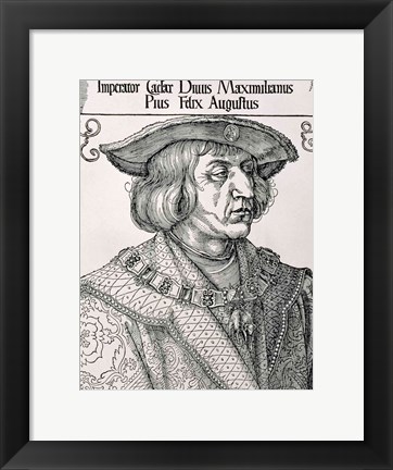 Framed Emperor Maximilian I of Germany Print