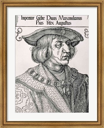 Framed Emperor Maximilian I of Germany Print