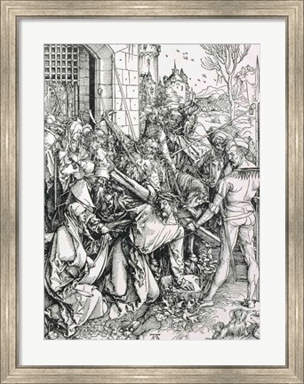 Framed Bearing of the Cross from the &#39;Great Passion&#39; Print