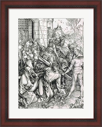 Framed Bearing of the Cross from the &#39;Great Passion&#39; Print