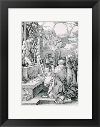 Framed Mass of St. Gregory: Christ appearing as the Man of Sorrows Print