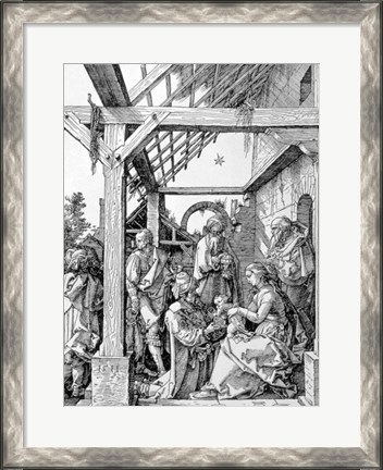 Framed Adoration of the Magi, 1511 Print
