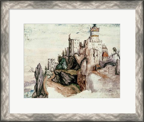 Framed Fortified Castle Print