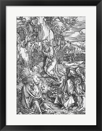 Framed Jesus Christ on the Mount of Olives Print