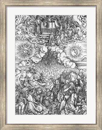 Framed Scene from the Apocalypse, The Opening of the Fifth and Sixth Seals Print