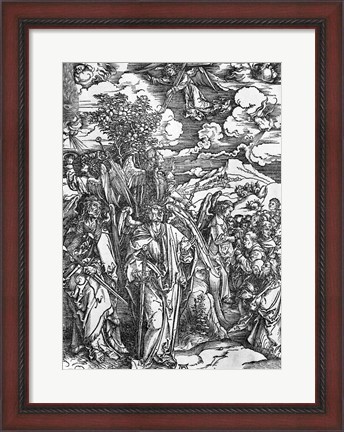 Framed Scene from the Apocalypse, The Four Angels holding the winds Print