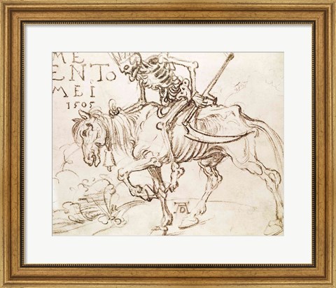 Framed Death Riding, 1505 Print