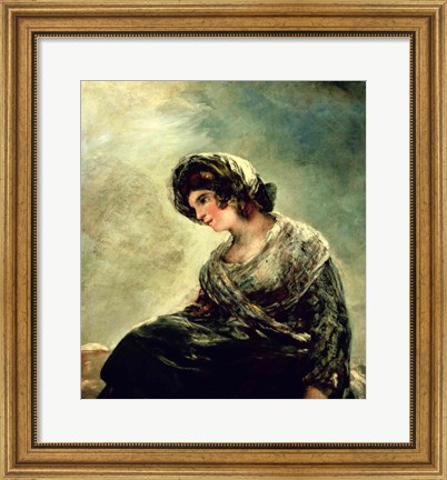 Framed Milkmaid of Bordeaux, c.1824 Print