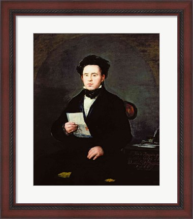 Framed Don Juan Bautista de Muguiro Print