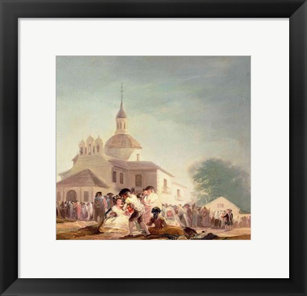 Framed Hermitage of San Isidro, Madrid, 1788 Print