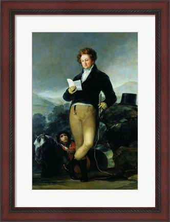Framed Portrait of Don Francisco de Borja Tellez Giron Print