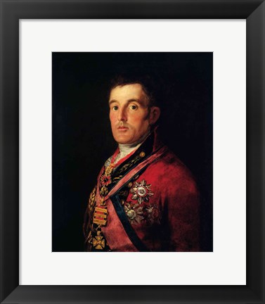 Framed Duke of Wellington Print