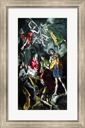 Framed Adoration of the Shepherds Print