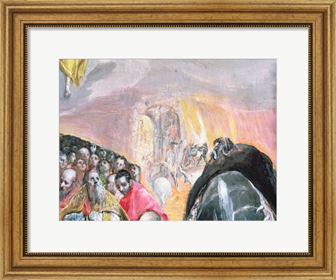 Framed Adoration of the Name of Jesus Print