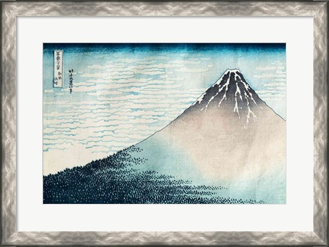 Framed Fuji in Clear Weather Print