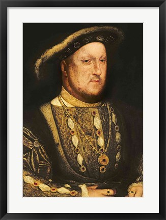 Framed Portrait of Henry VIII C Print