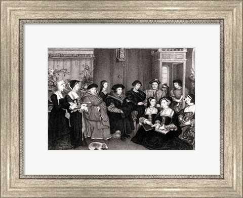 Framed Family of Thomas More Print
