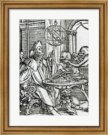 Framed Death and the Astronomer Print