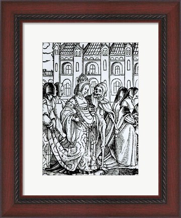 Framed Death and the Empress Print