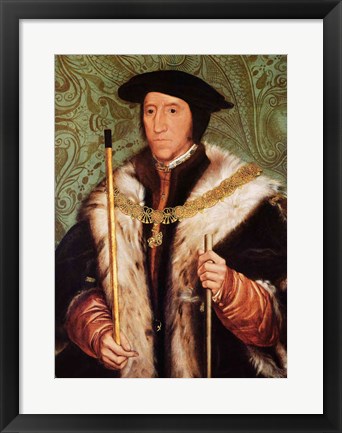 Framed Portrait of Thomas Howard, 1539 Print