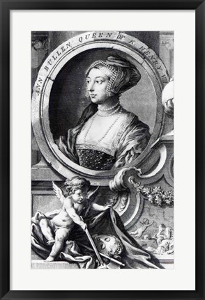 Framed Anne Boleyn Print