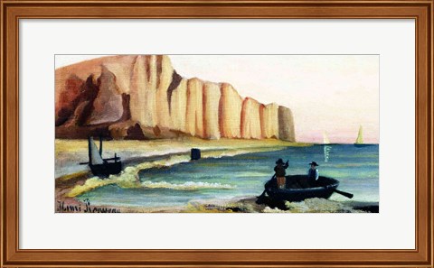 Framed Cliffs, c.1897 Print
