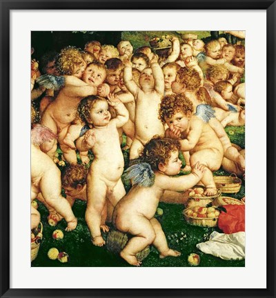 Framed Worship of Venus, 1519 Print