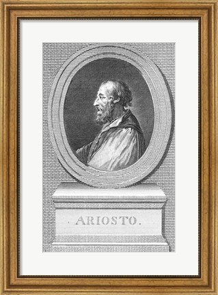 Framed Portrait of Ludovico Ariosto Print