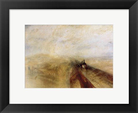 Framed Rain Steam and Speed Print