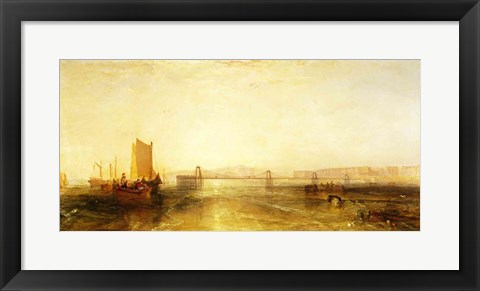 Framed Brighton from the Sea, c.1829 Print