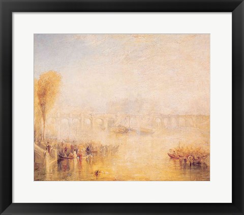 Framed View of the Pont Neuf, Paris Print