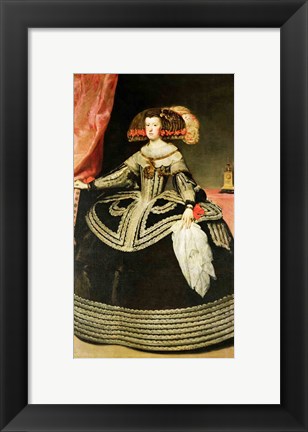 Framed Queen Maria Anna of Austria Print