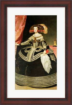 Framed Queen Maria Anna of Austria Print