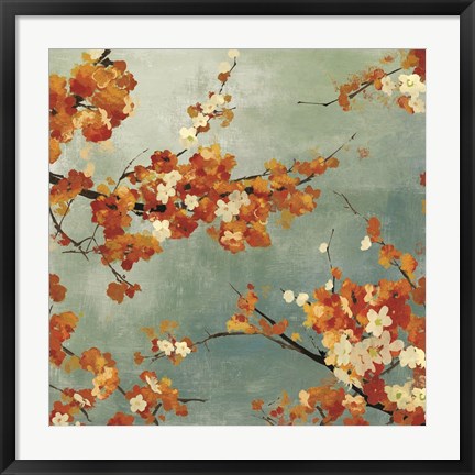 Framed Orange Blossoms II Print