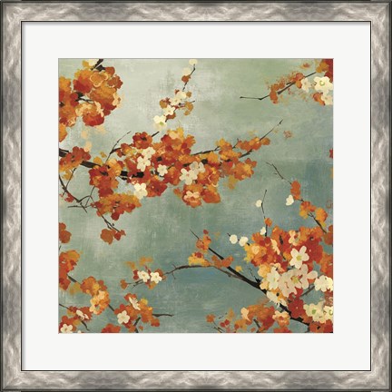 Framed Orange Blossoms II Print